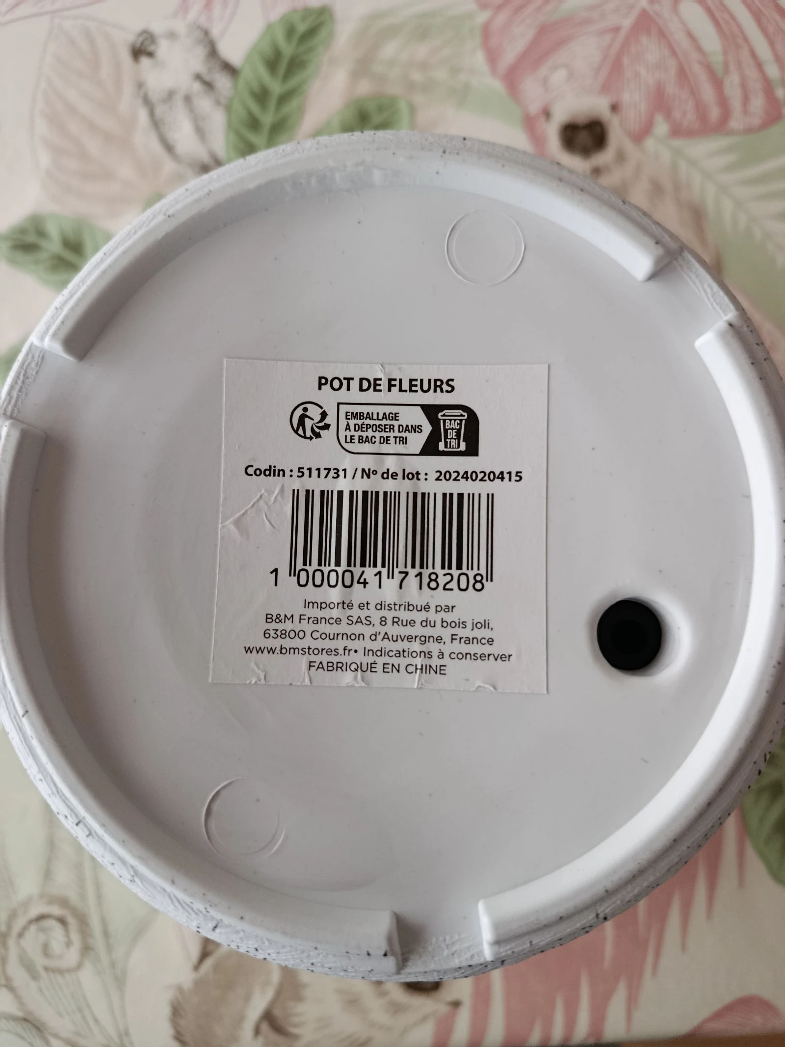 Cache pot plastique  – photo 3
